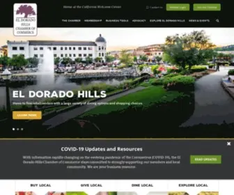 Eldoradohillschamber.org(El Dorado Hills Chamber of Commerce) Screenshot