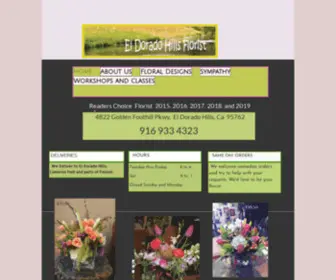 Eldoradohillsflorist.com(Eldoradohillsflorist) Screenshot