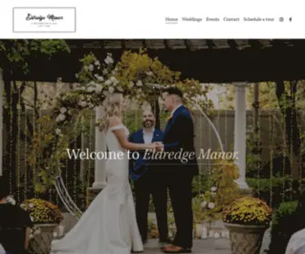 Eldredgemanor.net(Eldredge Manor) Screenshot