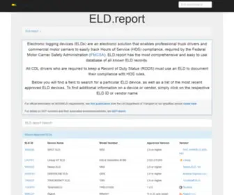 ELD.report(ELD Report) Screenshot