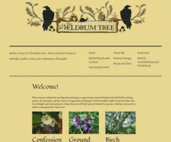 Eldrumherbs.co.uk(Home of Interior Designer) Screenshot