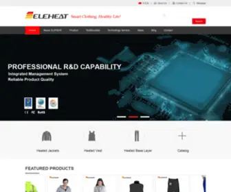 Ele-Heat.com(Best Heated jacket manufacturers & suppliers in China) Screenshot