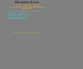 Ele-Prom.hr(Ele Prom) Screenshot