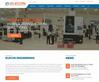 Elecon.com(Home) Screenshot