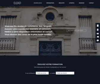 Elead.fr(Préparation aux examens et concours Elead) Screenshot