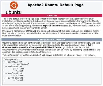 Elearncom.it(Apache2 Ubuntu Default Page) Screenshot