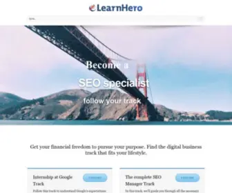 Elearnhero.com(Digital Business tracks) Screenshot