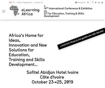 Elearning-Africa.com(ELearning Africa) Screenshot