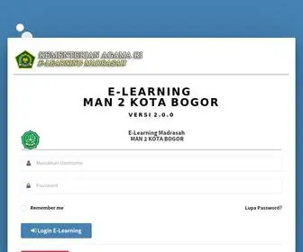 Elearning-Man2Kotabogor.sch.id(E-Learning Madrasah) Screenshot