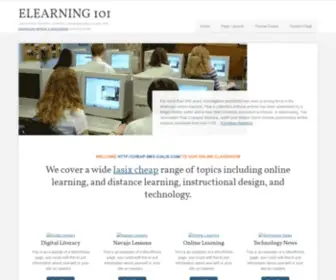 Elearning101.org(Learn about Distance Learning) Screenshot