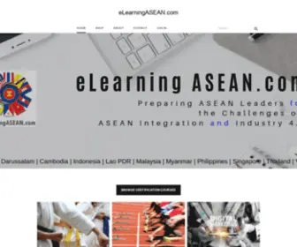 Elearningasean.com(eLearningASEAN) Screenshot