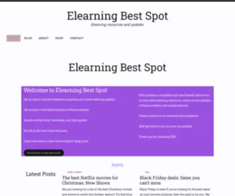 Elearningbestspot.com(Elearning resources and updates) Screenshot
