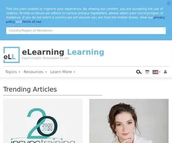 Elearninglearning.com(ELearning Learning) Screenshot