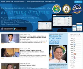 Elearningmarikina.ph(SDO Marikina eLearning Program) Screenshot