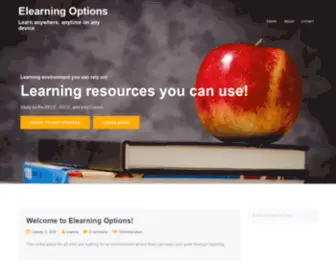 Elearningoptions.com(Learn anywhere) Screenshot