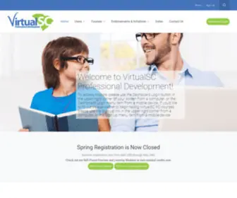 ElearningscPD.com(VirtualSC Professional Development) Screenshot