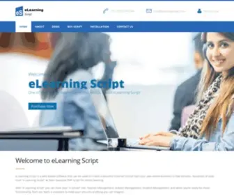 Elearningscript.com(ELearning Script) Screenshot