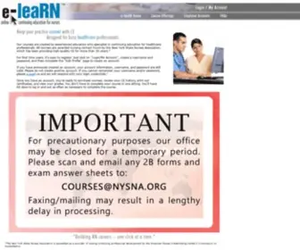 Elearnonline.net(E-LeaRN) Screenshot