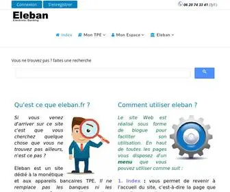 Eleban.fr(Accueil eleban) Screenshot