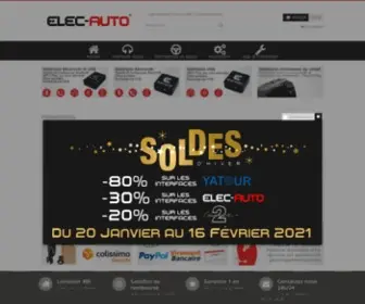 Elec-Auto.com(ELEC AUTO Intégration audio et vidéo pour automobile) Screenshot