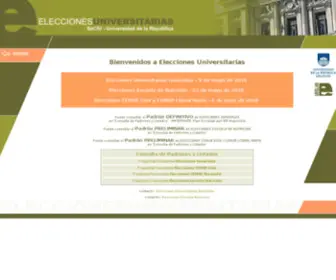 Elecciones.edu.uy(Elecciones Universitarias) Screenshot