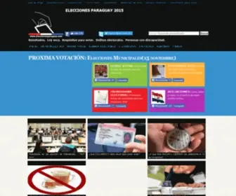 Eleccionesparaguay.com(&nbsp) Screenshot