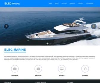 Elecmarine.co.uk(Marine Electrician in Plymouth) Screenshot