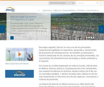 Elecnor.mx(Elecnor México) Screenshot