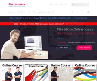 Electacourse.com(Where electricians learn) Screenshot