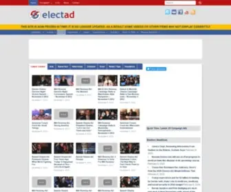 Electad.com(The Life of Political Campaigns) Screenshot