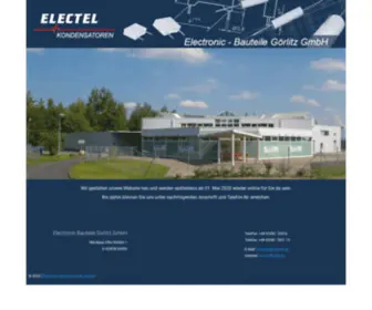 Electel.de(Electronic-Bauteile Görlitz GmbH) Screenshot