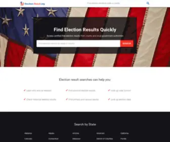 Election-Result.org(Find Election Results Quickly) Screenshot