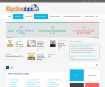 Electiondata.in(Election Data) Screenshot