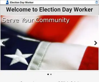 Electiondayworker.com(Election Day Worker) Screenshot