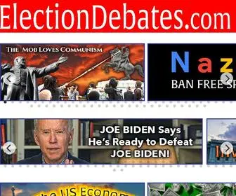 Electiondebates.com(Election Debates) Screenshot