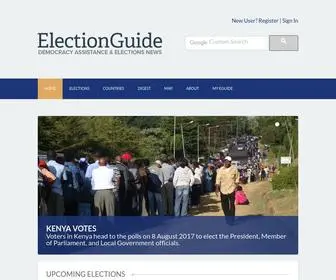 Electionguide.org(IFES Election Guide) Screenshot