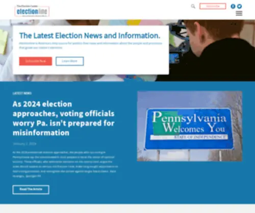 Electionline.org(Electionline) Screenshot