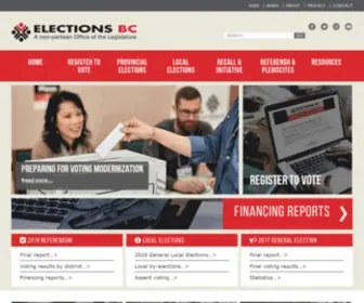 Elections.bc.ca(Elections BC) Screenshot