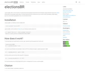 Electionsbr.com(R Functions to Download and Clean Brazilian Electoral Data) Screenshot