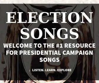 Electionsongs.com(Election Songs) Screenshot