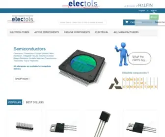 Electols.com(Electron Tubes Semiconductors Semiconductors) Screenshot