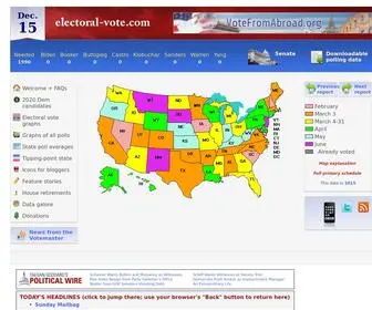 Electoral-Vote.com(ElectoralVote) Screenshot