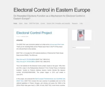 Electoralcontrol.org(Electoralcontrol) Screenshot