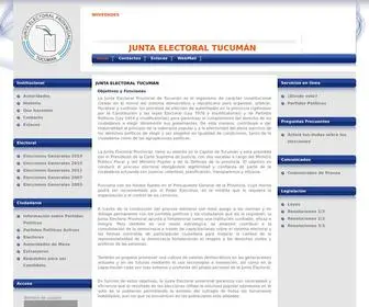 Electoraltucuman.gov.ar(Tucumán) Screenshot