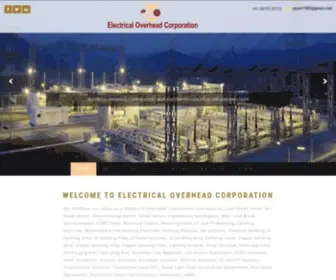 Electoverhead.com(Electrical Overhead Corporation) Screenshot