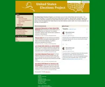 Electproject.org(US Elections Project) Screenshot