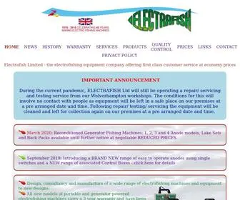 Electrafish.co.uk(Dr alec wortley) Screenshot