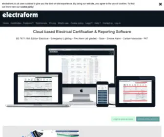 Electraform.co.uk(electraform) Screenshot