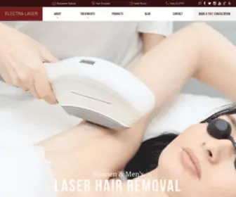 Electralaser.com(Vancouver Laser Hair Removal and Tattoo Removal) Screenshot