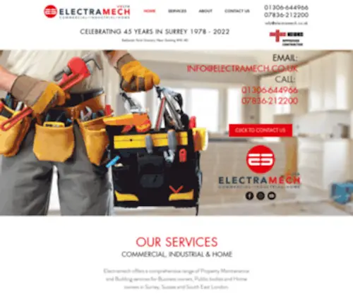 Electramech.co.uk(Electramech Uk Ltd) Screenshot